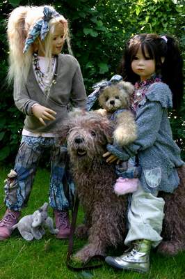 Tula, Tofke und Tamlyn mit Pacco