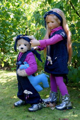 Lilith mit Mickbear Lina