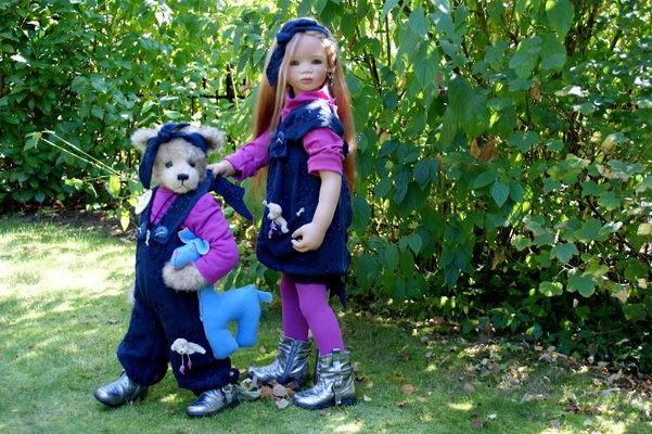 Lilith mit Mickbear Lina