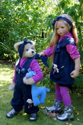 Lilith mit Mickbear Lina