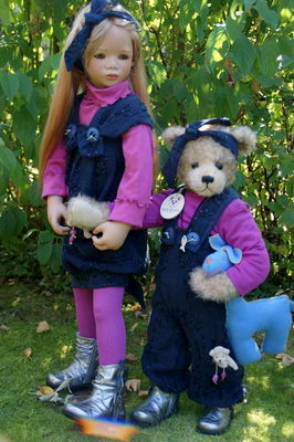 Lilith mit Mickbear Lina
