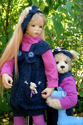Lilith mit Mickbear Lina