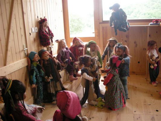 Leletis Ankunft zu Hause