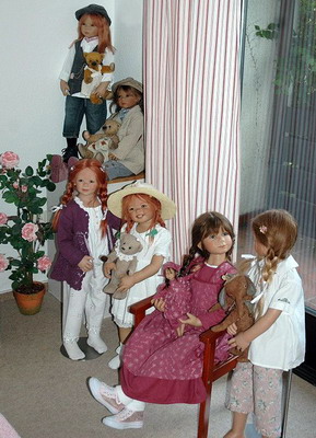 Lise, Minni, Lenka, Sanrike, Fina, Mika
