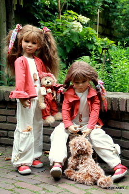 Sina mit Sarit und Fina mit Foppe