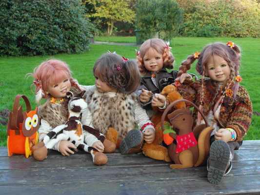 Sanrike, Milina, Tivi, Anne Moni