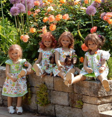 Ane Moni, Sanrike, Tivi, Milina und Kleine