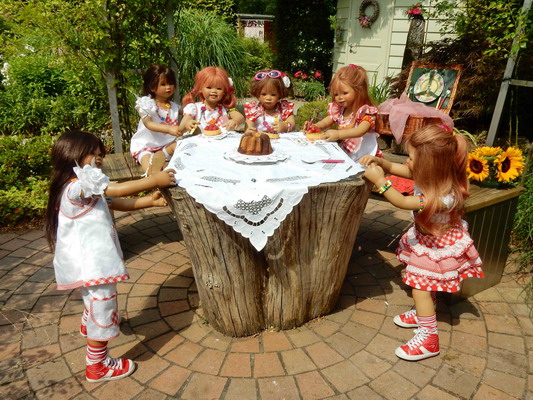 Picknick der Himstedt Kinder