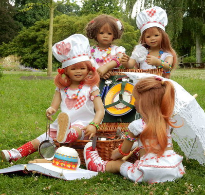 Picknick der Himstedt Kinder