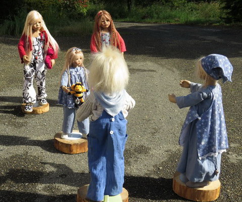 Ajescha, Griti, Sini, Michel, Trinchen